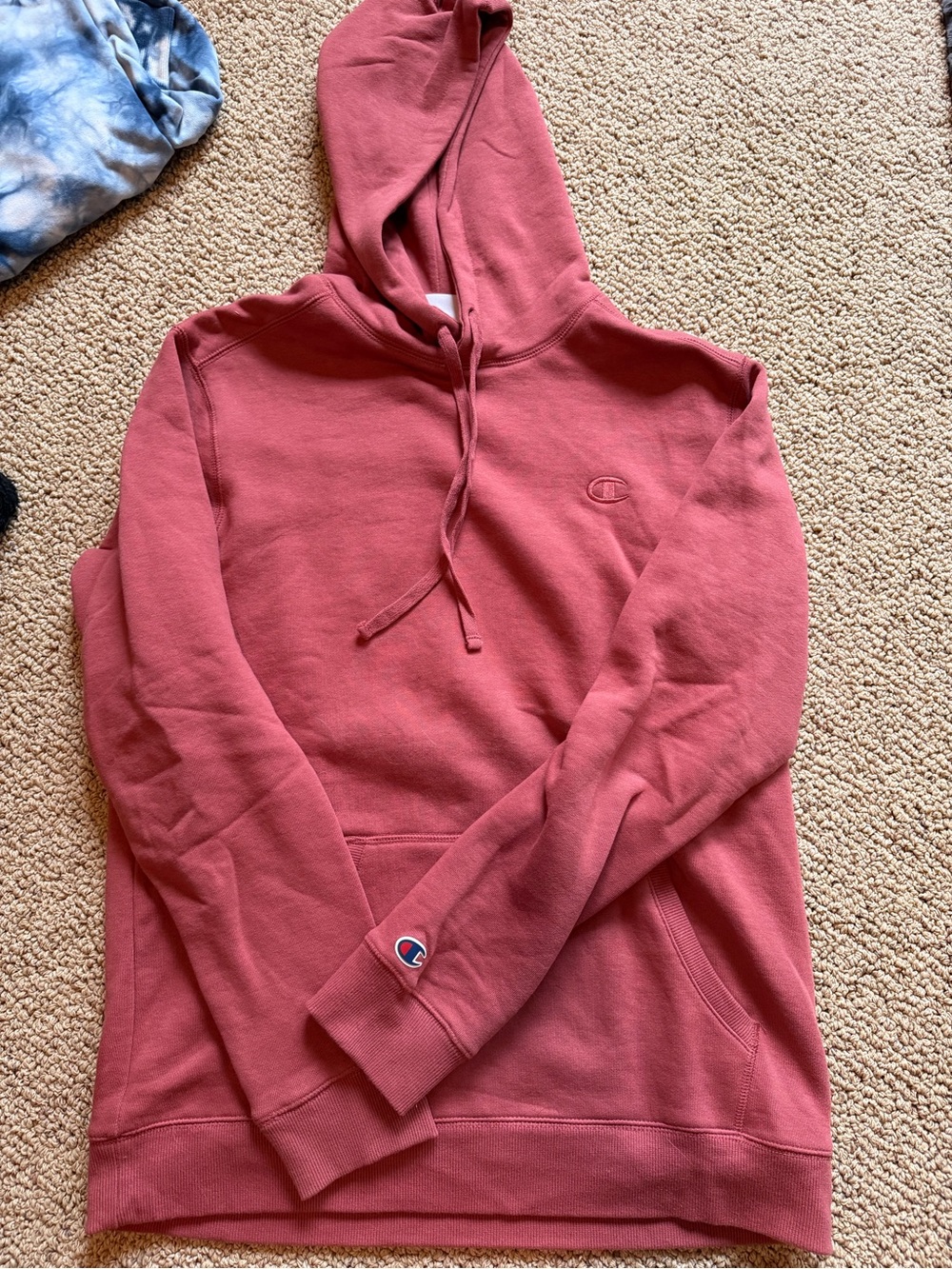 Champion Women's Hoodie - Dusty Rose Pink